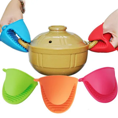

Nonslip Durable Silicone Kitchen Oven Mitt Cooking Pinch Grips Silicone Pot Holder, Pantone color