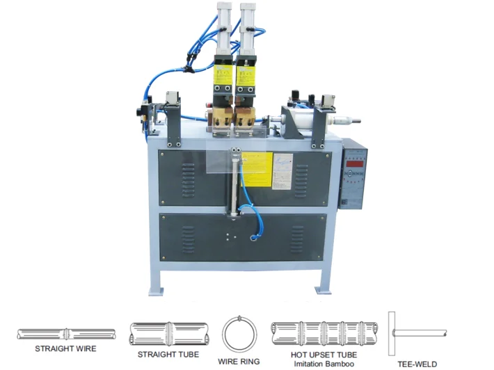 Iron Wire Rod Butt Welding Machine , Steel Wire Ring butt welding equipment