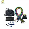 11 pcs crossfit door gym resistance exercise band set kit wholesale