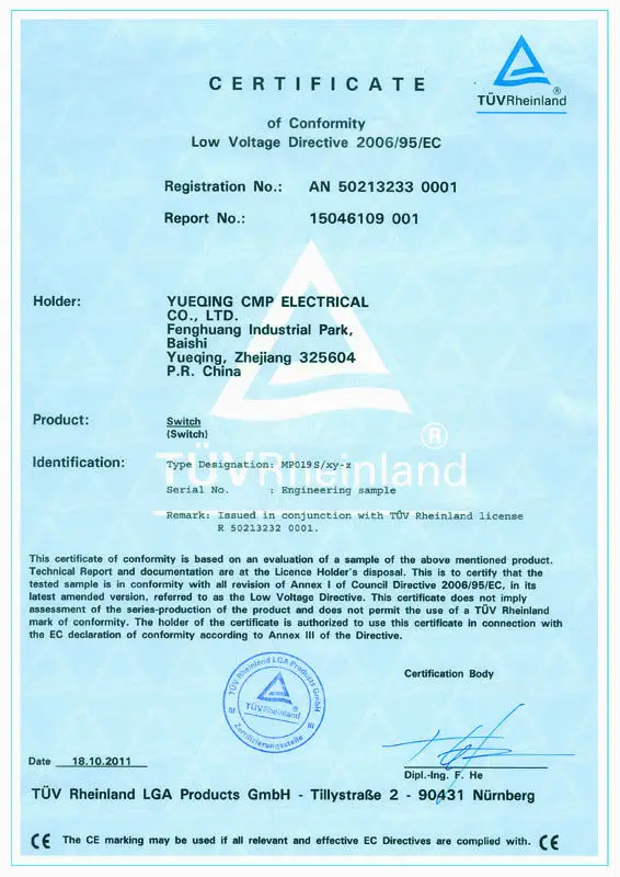 Explosion-proof Push Button Switch ( dia:19mm)