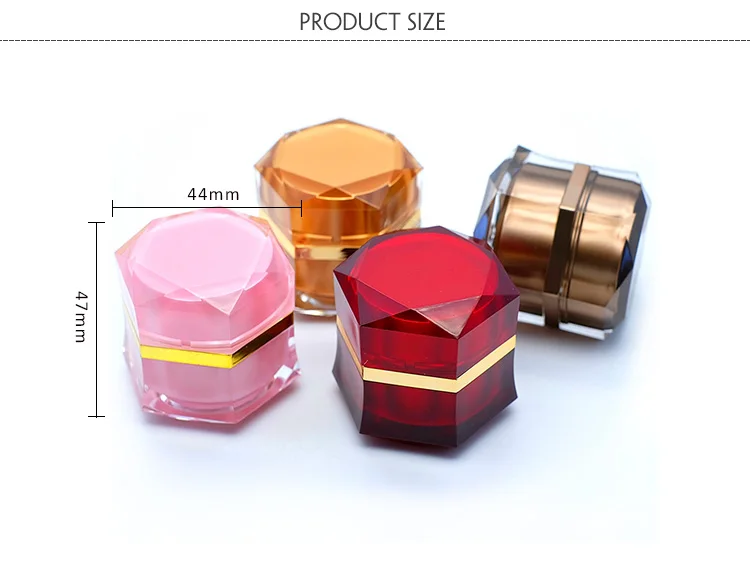 Custom Size 100ml Acrylic Plastic Jar Cosmetic Frosted Jar 5 Gram