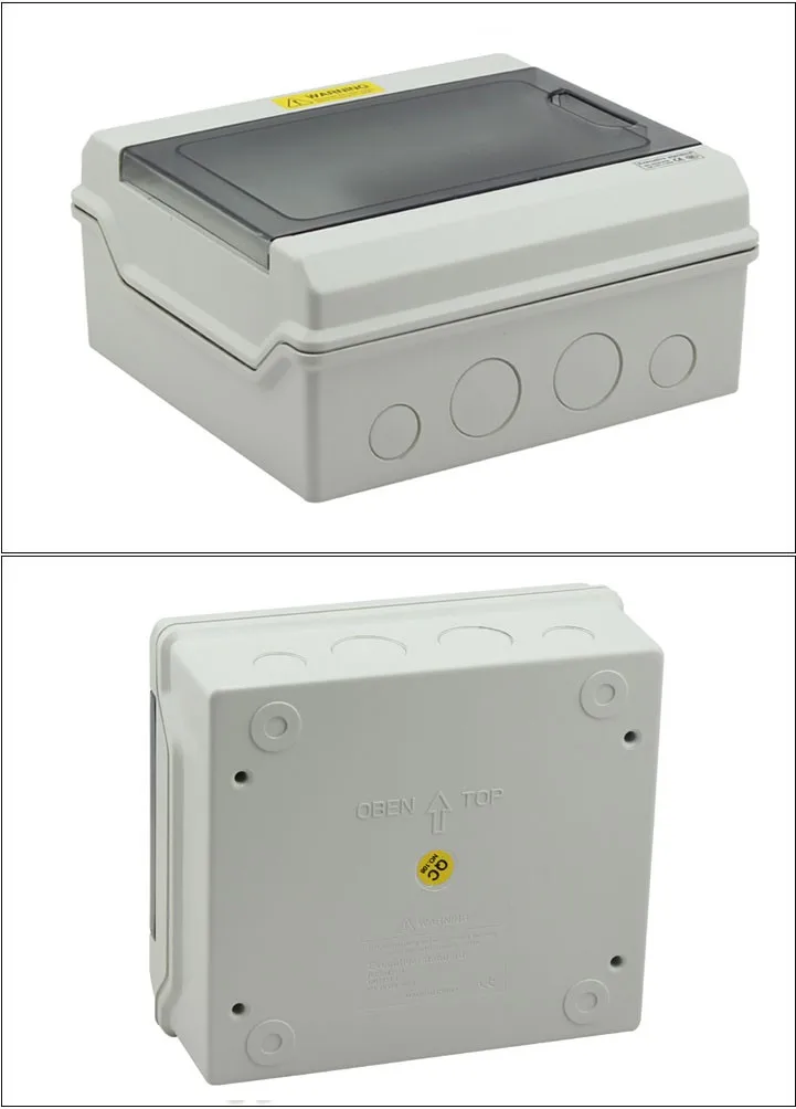 Outdoor 3 Phase Plastic Panel Fiber Junction Box Ip65 Waterproof Power ...