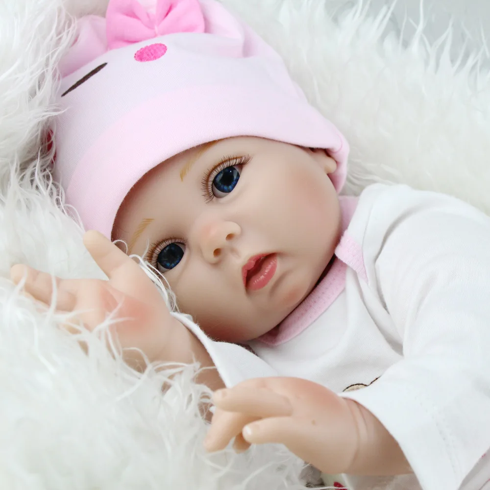 215 模拟婴儿重生穿软布身体女孩玩具礼品塑料娃娃手工制作