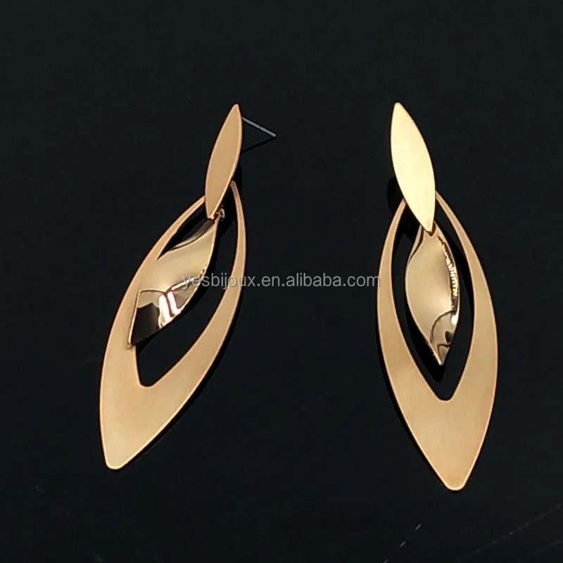 

big chandelier earring rose gold filled long earring jewelry