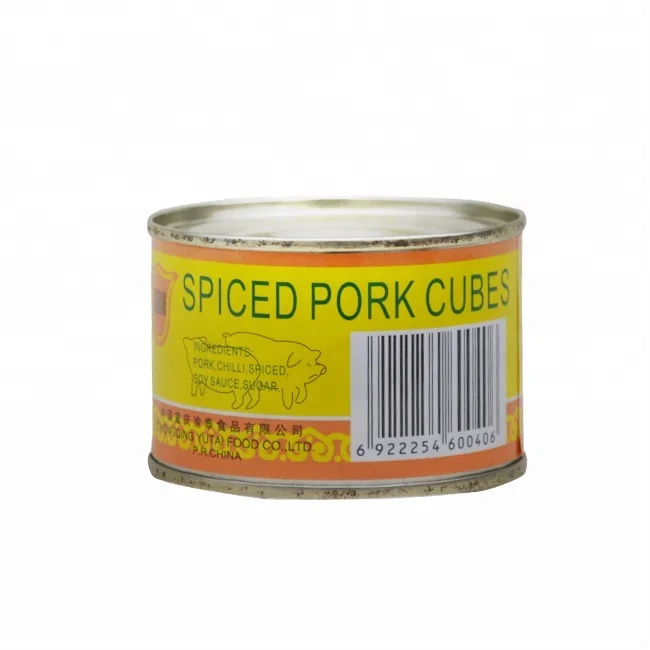 
Canned Spiced Pork Cubes Types Canned Food Products 
