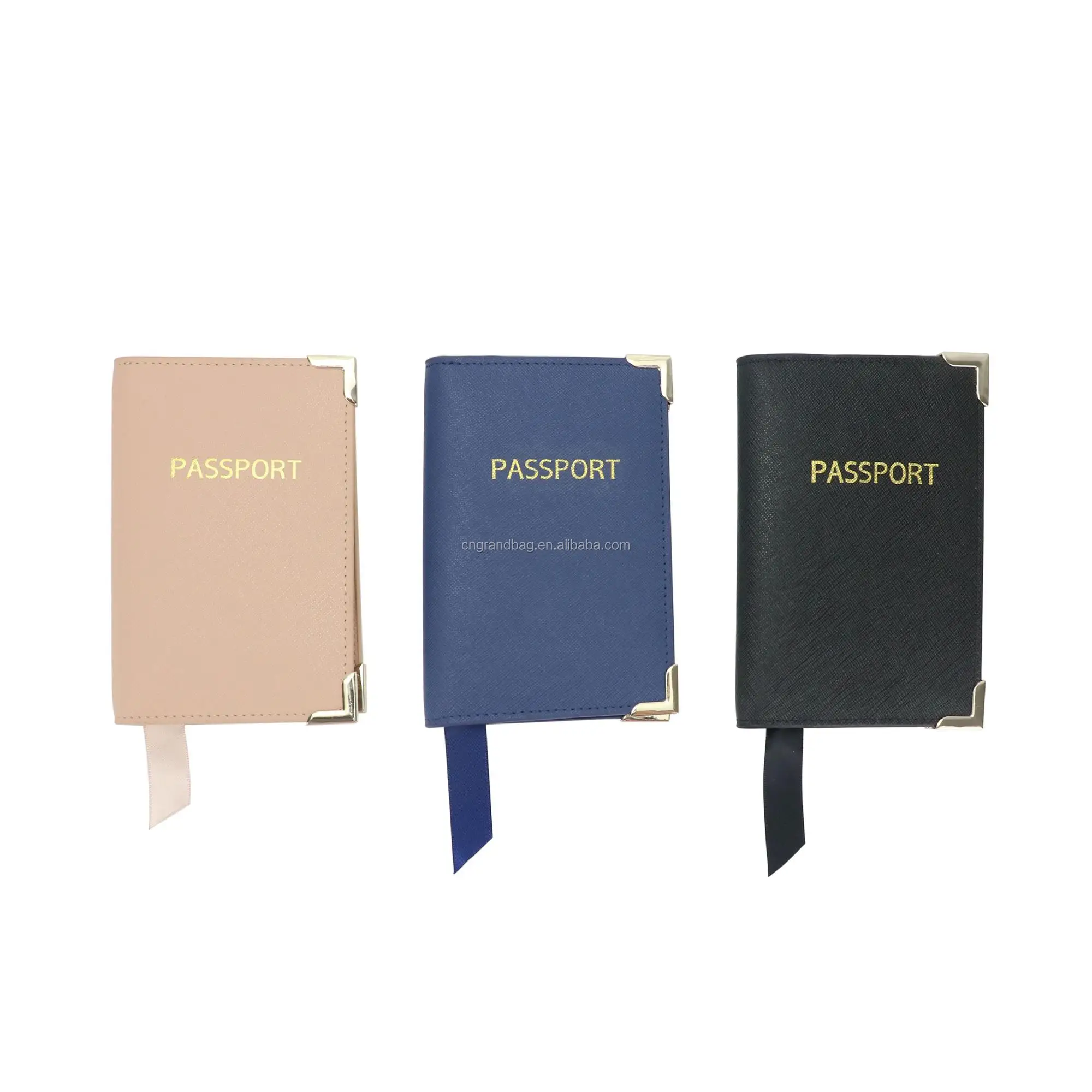 saffiano leather passport holder