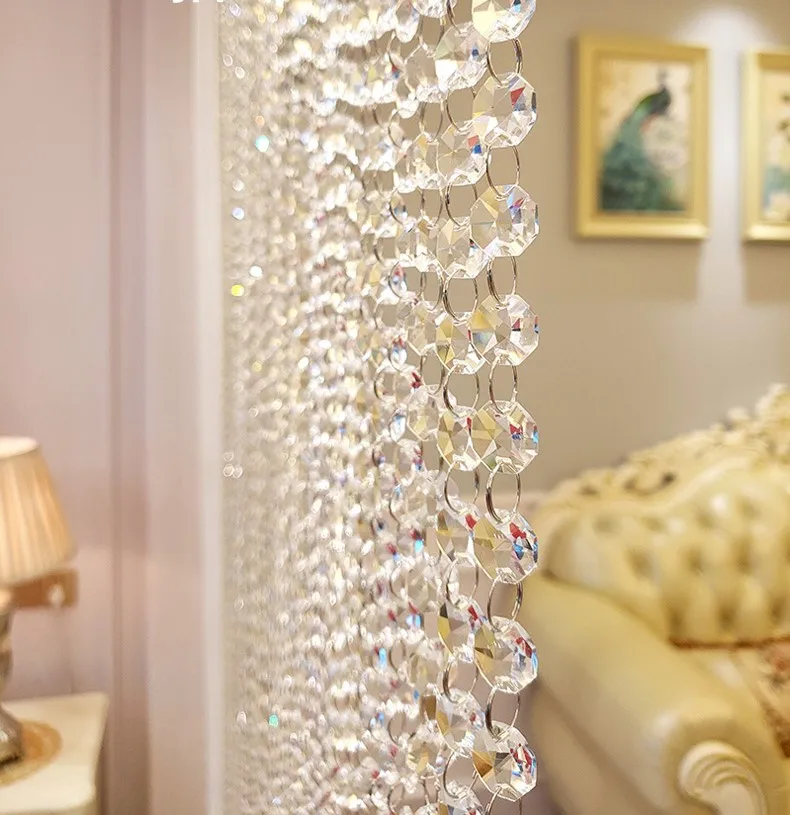 
Crystal Beads Chain curtain for Chandelier Lamp Home Wedding Party Decor crystal wedding garland 