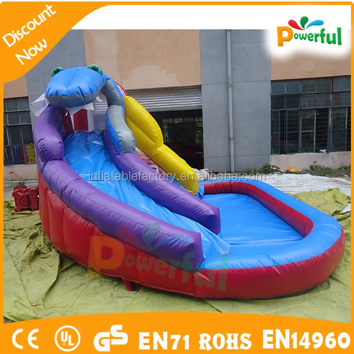 Cheap Price Large Inflatable Kids Bouncy Jumping Castle Combo Water Park Playground Water Slide With Swimming Pool