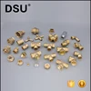 Nipple elbow tee plug bushing flare nut barb type Equal reduced Brass hose fittings compression fittings