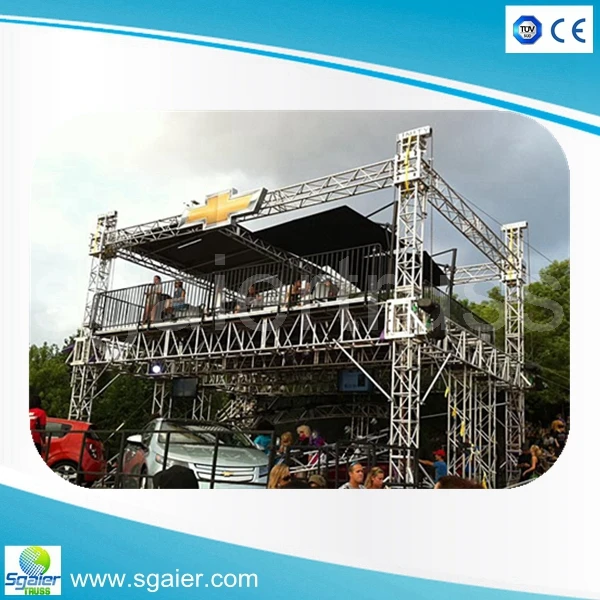 
Big bolt truss outdoor stage lighting truss concert stage roof truss 