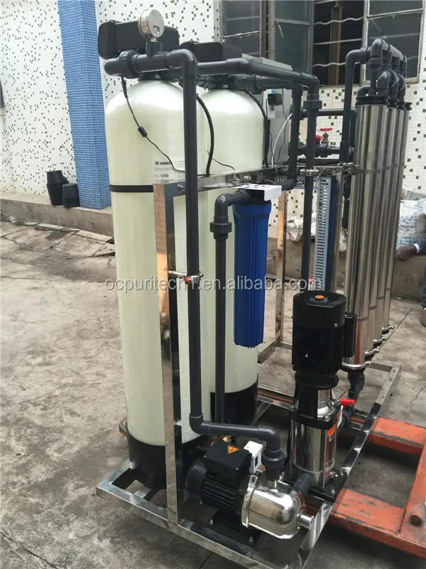 1000lph deionized water reverse osmosis machine