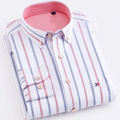 Oemtailor 100%Cotton Oxford Stripe Shirt Men Oxford Shirt