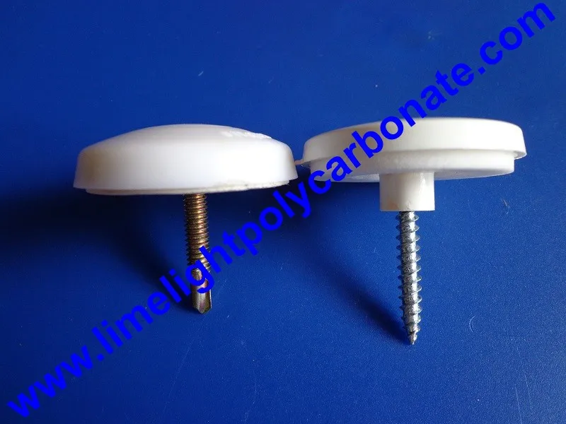 Details about   40 PALRAM POLYCARBONATE FIXING BUTTONS with 2" A2 STAINLESS SCREWS 
