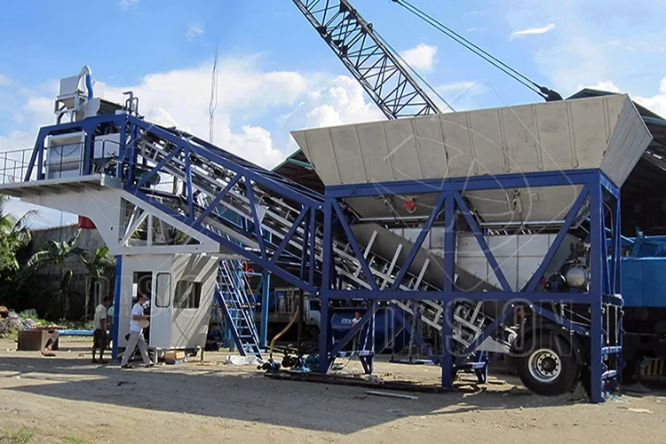 mobile concrete batching plant