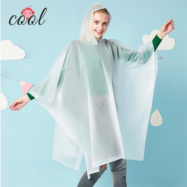 Factory Cost Cheap Plastic Raincoat Poncho Transparent Womens Pvc