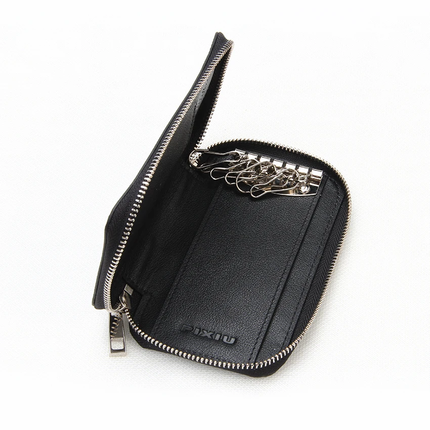 New Design Genuine Leather Key Wallet Holder With Embossed Logo Buy