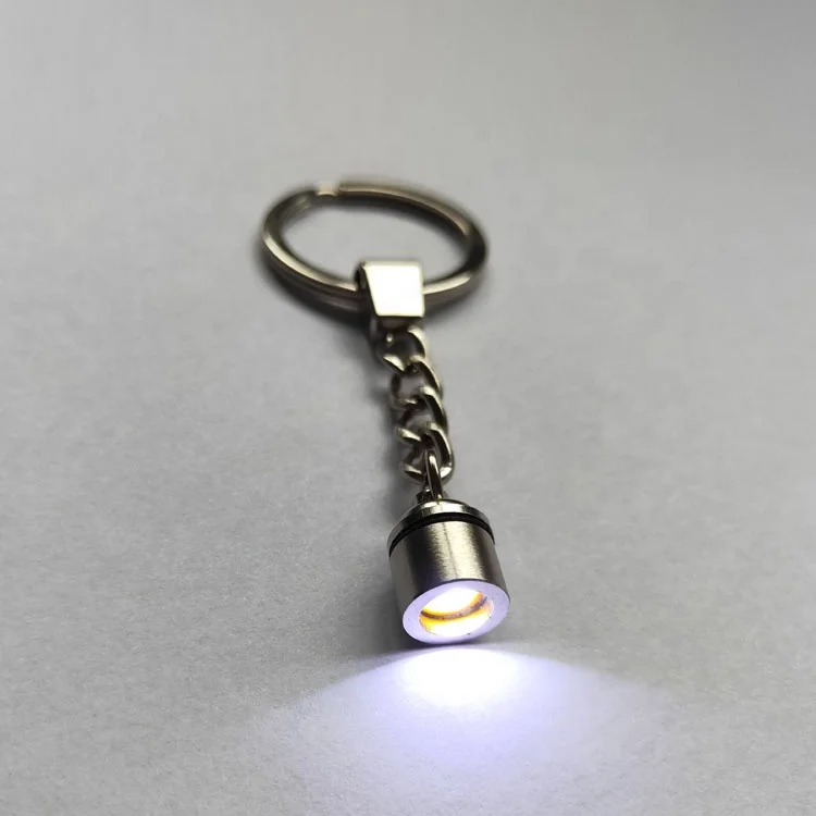 

Cheap wholesale Illuminated keychain chain custom Colorful lights monochromatic lights key chain