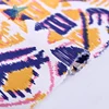 Custom printed cotton stretch satin woven 97 cotton 3 spandex textile fabric for pants
