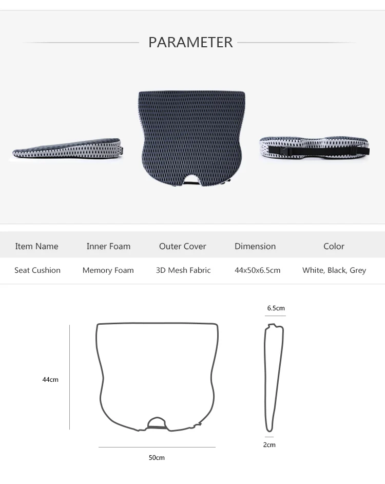 Ergonomic Wedge Shape Extra Firm Car Seat Cushion.jpg