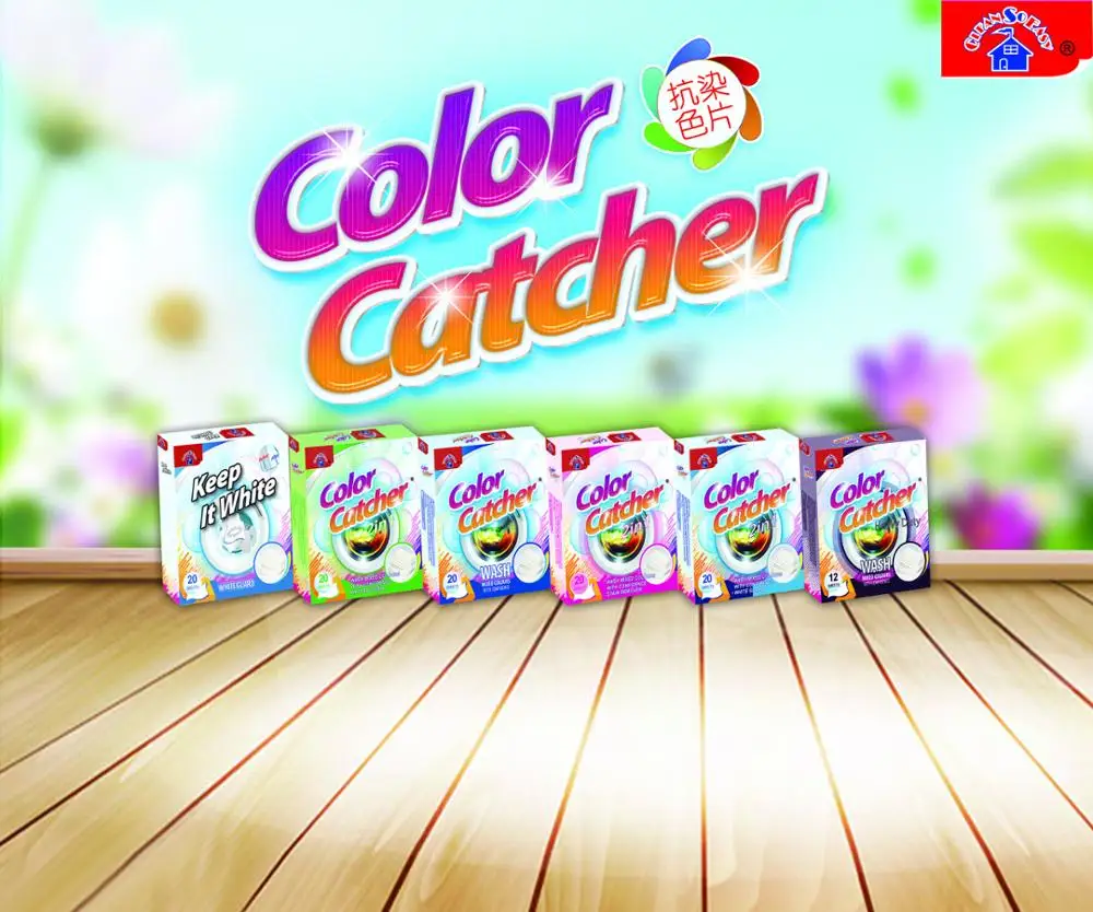 Washing Color Sheet Absorb Color Fabric Absorb Color Laundry Catcher