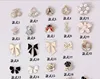 Alloy flower hair jewelry accessories,different designs DIY phone case charms for girls