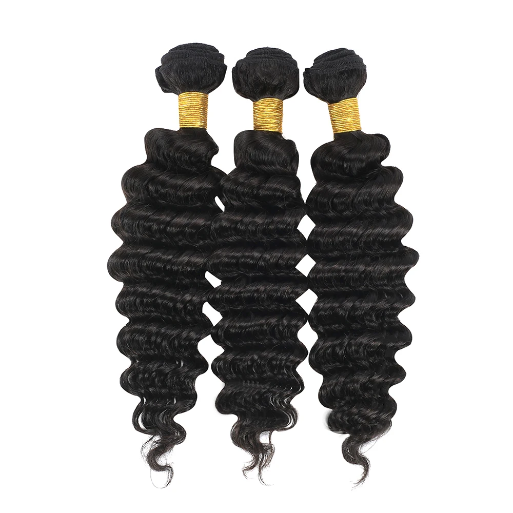 

Newness hair 8a grade deep wave brazilian hair