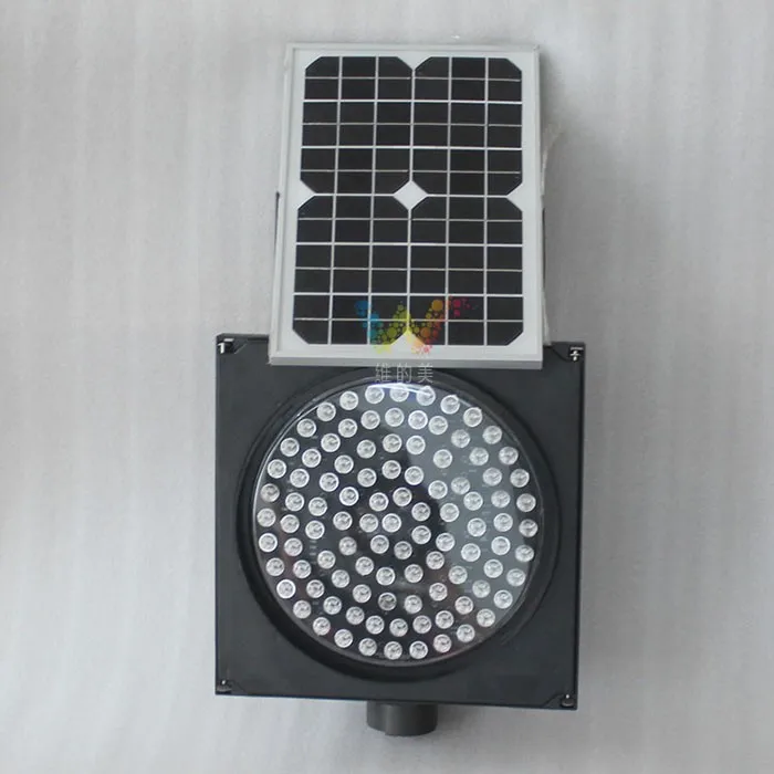 300mm Led Solar Powered Blinking Traffic Warning Light Buy Traffic