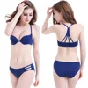 Women's Sexy Fashion Underwear Push Up Bra sets girls Front Closure beautiful back Bra Panty sets
