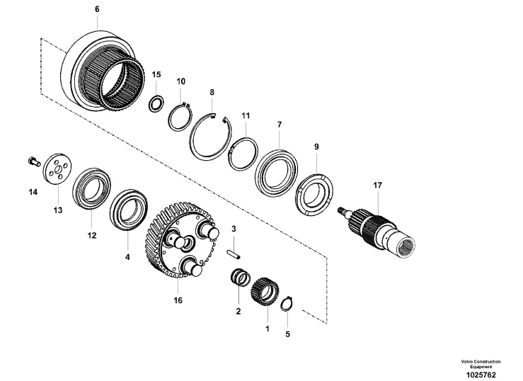 High Quality Excavator Parts 14558069 Shaft Price - Buy Excavator Parts
