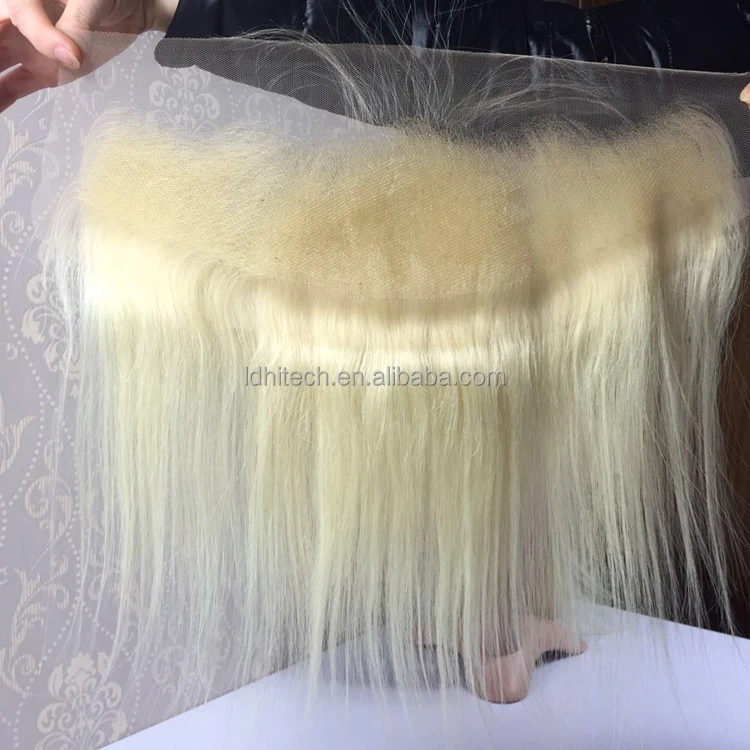 

Best quality stock wholesale price human virgin hair 613 blonde 13*4 lace frontal