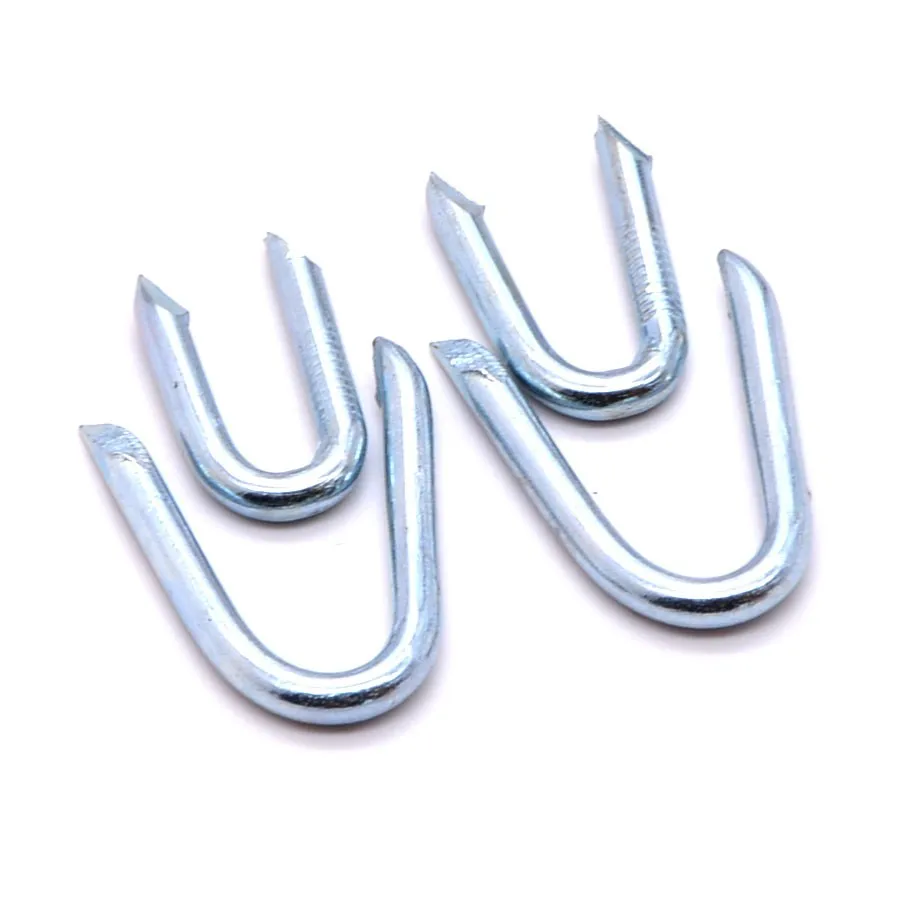 Electro Galvanized U Type Nails For Fence Staples Buy U Type Nails,U