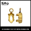 Gold Jewelry Brass Setting with 1 Closed Ring for Jewelry Making