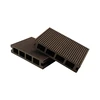 Hollow outdoor resist stand wear and tear wpc decking 100% recycled eco-friendly WPC decking waterproof flooring