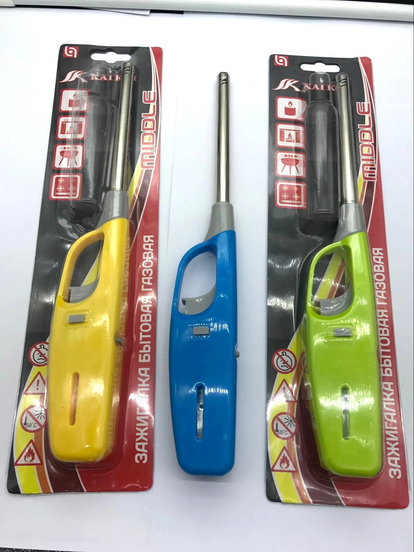 Plastic Cheap Refillable Kitchen Lighter Childresistant Wholesale Bbq