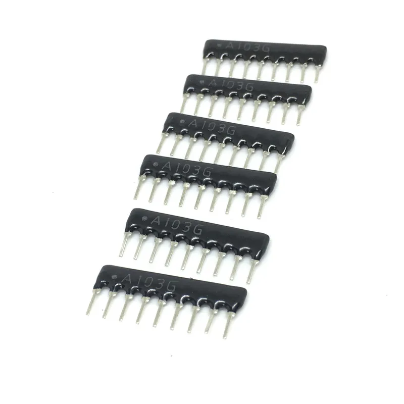 Dip 1k 2k 4.7k 5.1k 6.8k 10k 100k 9pin 4pin 5pin Network Resistor Array