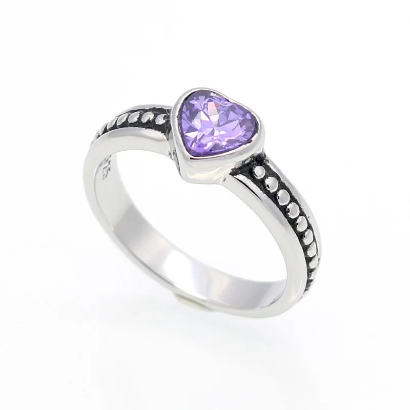 Anillo De Acero Inoxidable De Cristal De 6 Colores Anillo De Anillo De Acero Inoxidable De Cristal De 6 Colores Anillo De