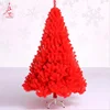 Wholesale artificial handmade custom red PVC artificial christmas tree