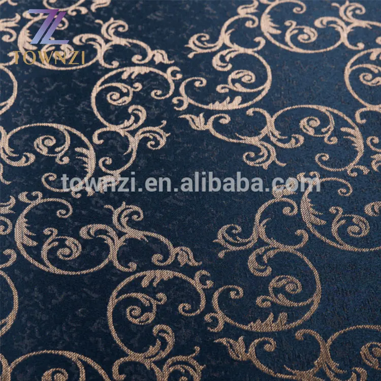 Hotel Dinner Chair Cover Embroidered Round 100% Polyester Banquet Tablecloth Fabric Hotel Jacquard Chair Covers