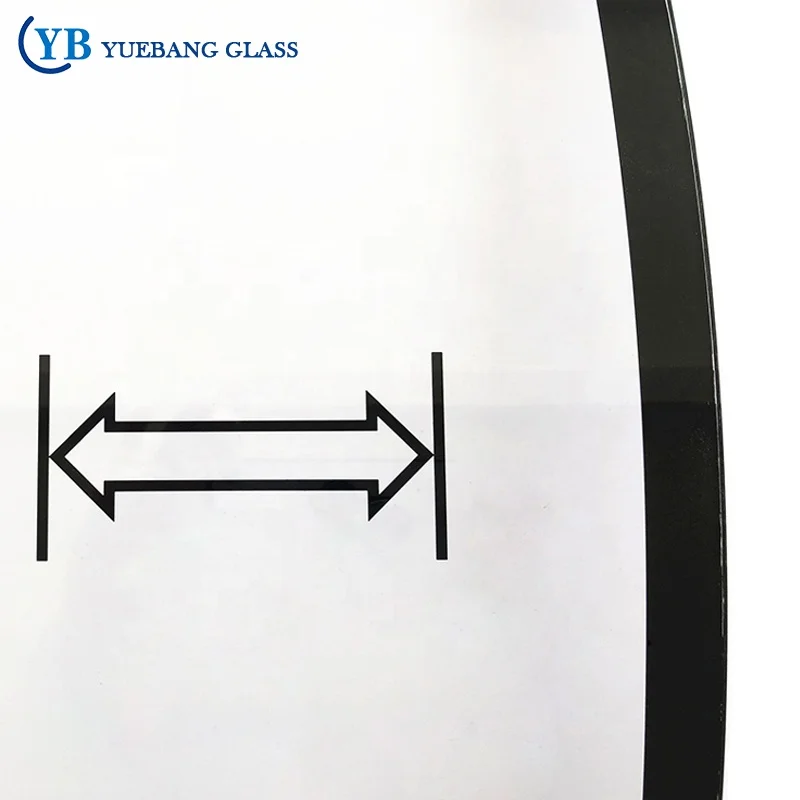 
Curved Tempered Glass for Chest Freezer for Supermarket Use 
