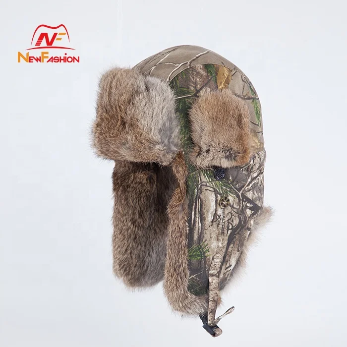 kelinci bulu bomber topi foto.alibaba 