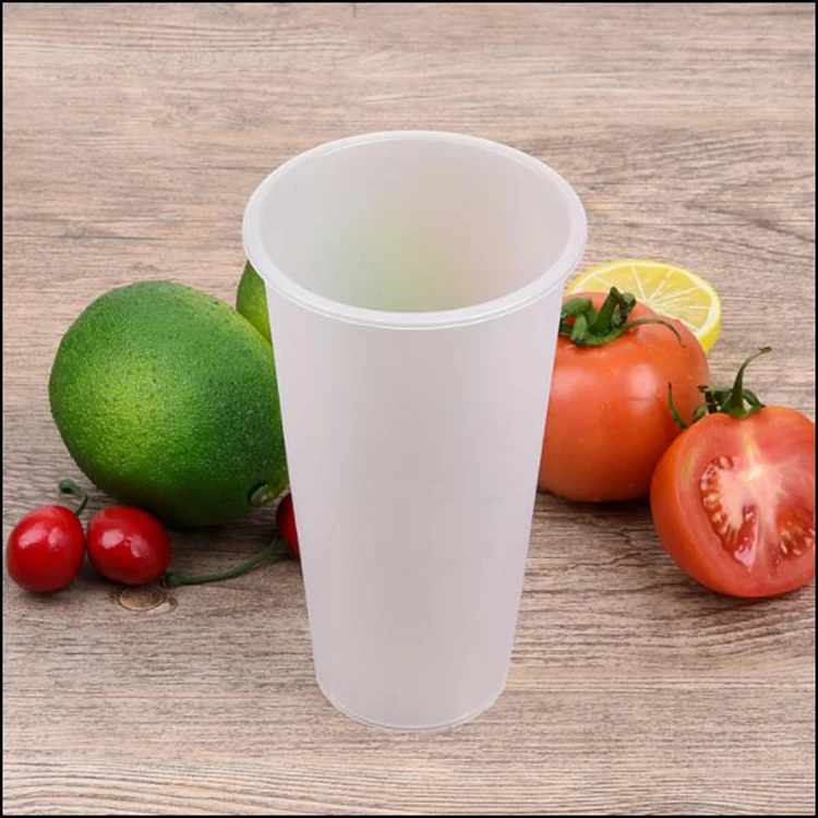 Custom Disposable Pp Plastic Yoghurt Drink Beverage Frosted Cups For