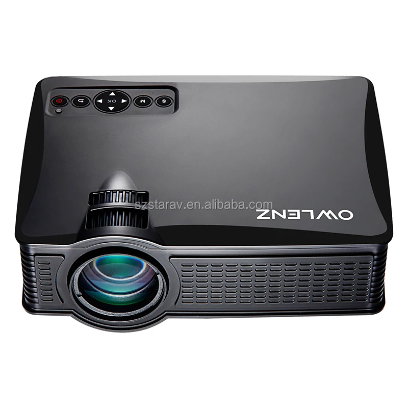 

OWLENZ SD60 1500 Lumen Mobile phone LCD Portable Home Theater Projector PC RGB VGA USB PC RGB better than uc 40 uc46 wifi Beamer