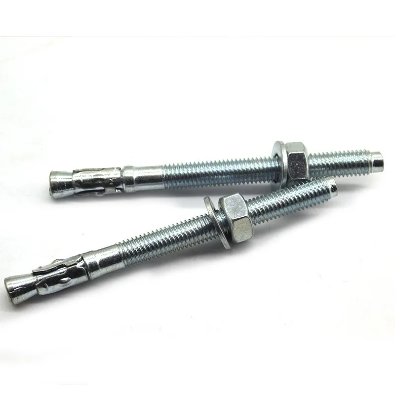 M12x100 Galvanized Wedge Anchors Ms Through Bolts For Concrete - Buy ...