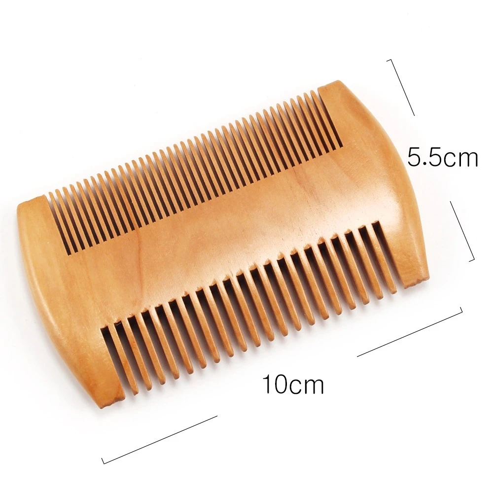 

Free shipping high quality pear wood beard comb tools beauty tools, Wooden beard comb