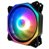 Coolmoon Rubik's Cube 2 Factory Price PC heatsink fan LED Controller RF remote control computer case 120mm rgb fan
