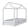 SG-LL13 Custom Eco-friendly children house bed wooden kid house bed with drawers