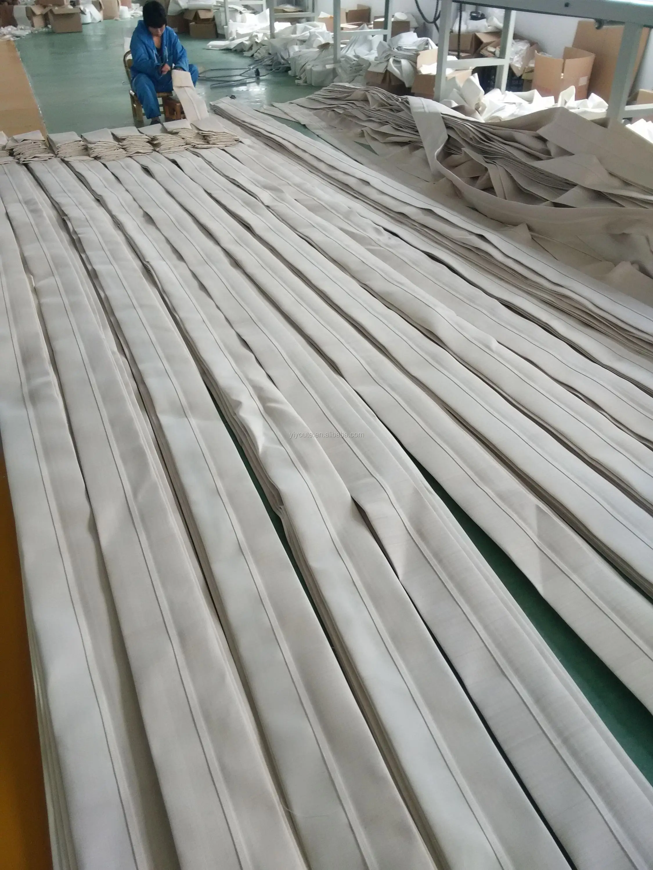 Fiberglass Filter Bag 750gsm 50 Micron Mesh Fiber Glass Filter Bags