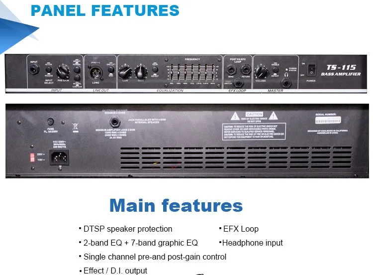 Coolmusic 150w 15 Inch The Best China Digital Bass Tube Amplifier
