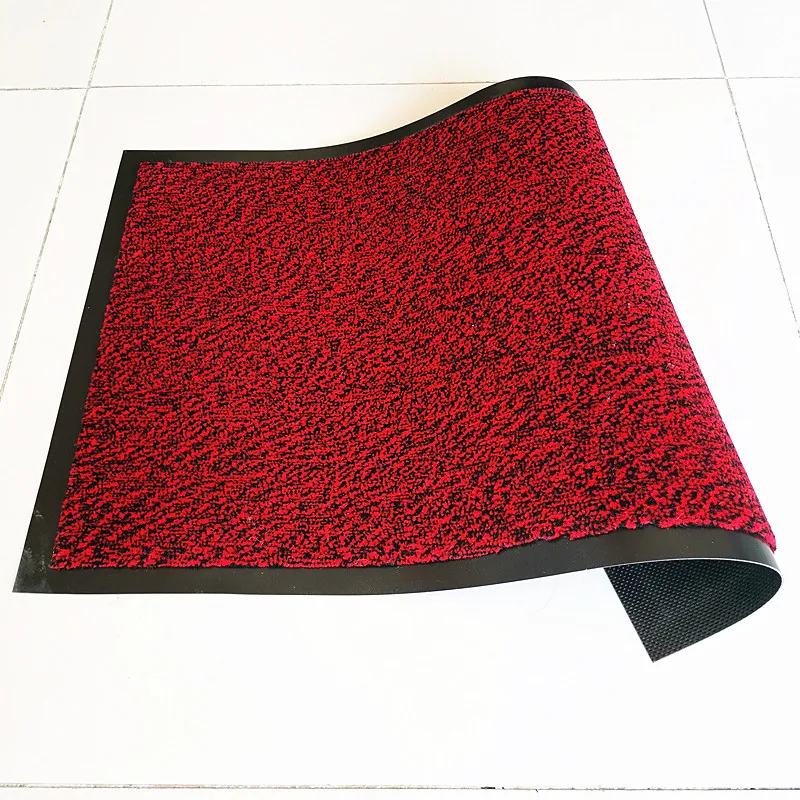 Rubber Backed Anti Slip Mat Vynaplush Doormat Non Woven Door Entrance