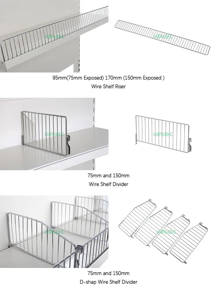 Clear Plastic Shelf Dividersgondola Accessories Buy Shelf Dividers